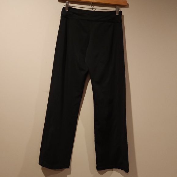 ADIDAS black yoga style track pants sweatpants - Picture 3 of 4